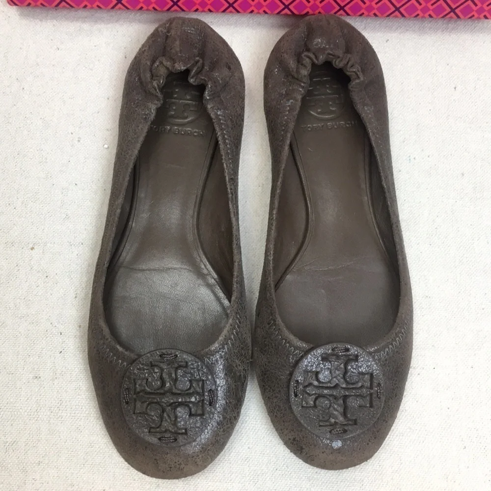 Tory Burch Reva suede Aviator 8
